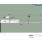 engineering plan, back wall details