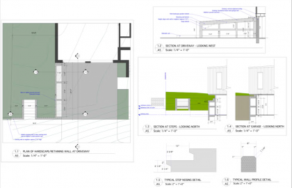 front retaining wall | Inside Out Design