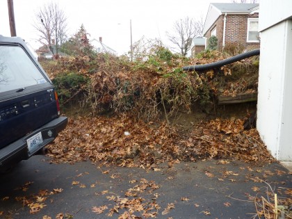 subsiding driveway slope 1