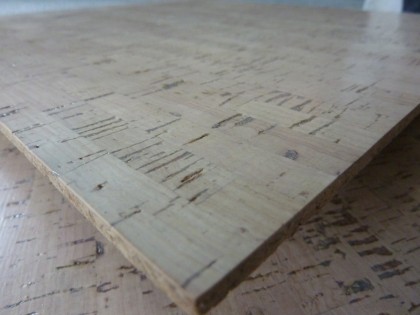 edipo cork tile in bleach white | duro-design.com