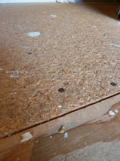 particle board floor