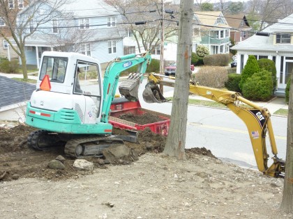 lead soil gets moved to dump truck