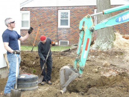 more trench digging