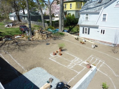 view of yard from the roof | top of yard