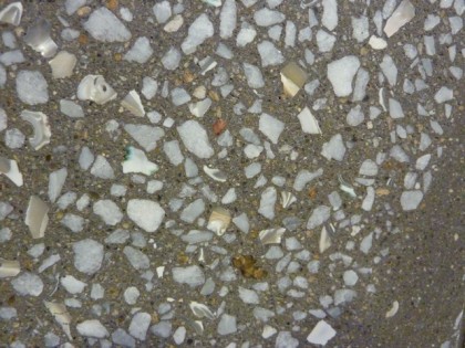 concrete terrazzo closeup