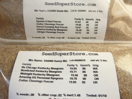 seed labels