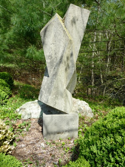 sculpture in the woods