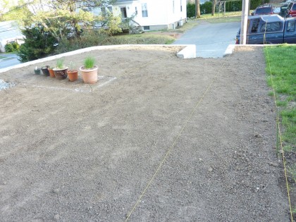 veggie garden area