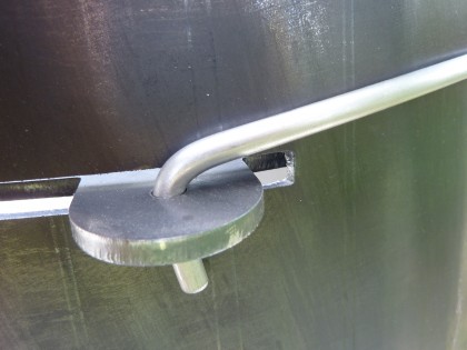 grill pan attachment detail