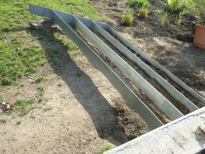 stair risers from behind