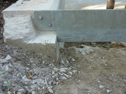 a peek at those veg garden stair riser bolts