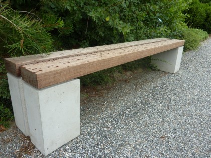 another bench at berkshire botanical garden, same designer