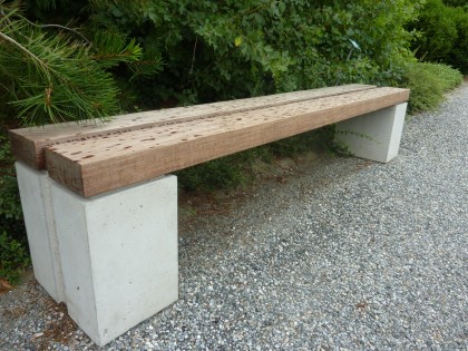 another bench at berkshire botanical garden, same designer