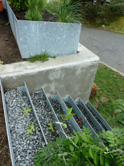 front stairs need pea gravel to top off crushed stone