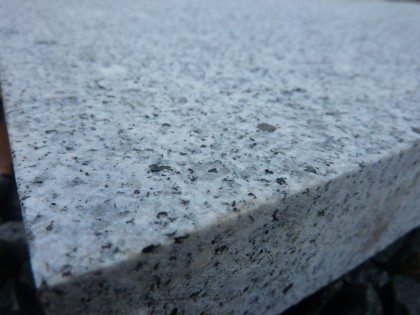 grey granite closeup