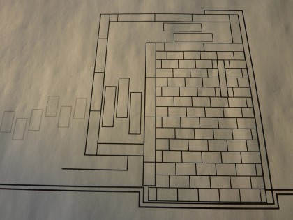 the original plan for the koi pond