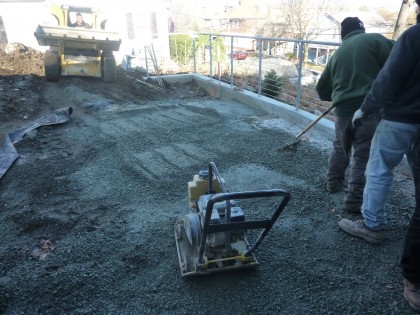 day 3 more patio prep up top