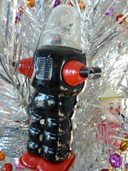 holiday black robot