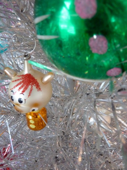 holiday italian glass fox