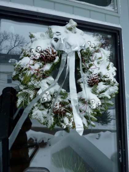 snowy wreath