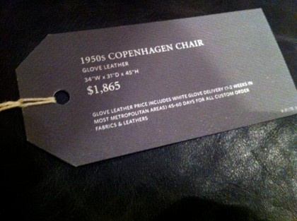 chair tag