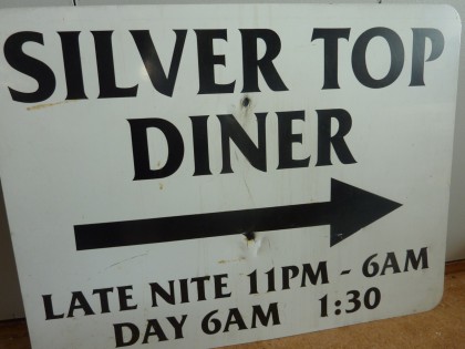 silvertop diner sign