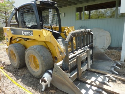 the big machinery arrives