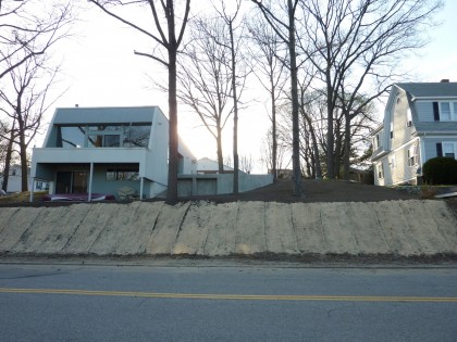 hillside: april 3, 2010 biodegradable erosion control added