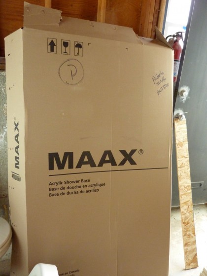 shower pan by Maax