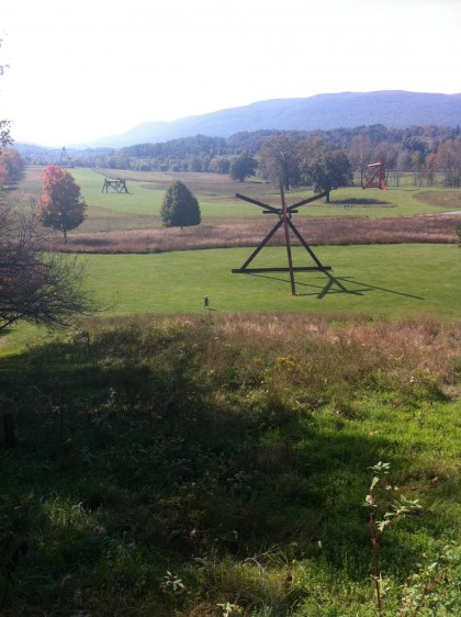 storm king | south field with mark di suvero sculptures and bix