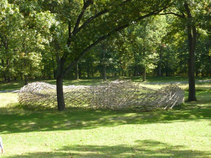 storm king stream: a folded drawing by stephen talasnik, ’09-’10