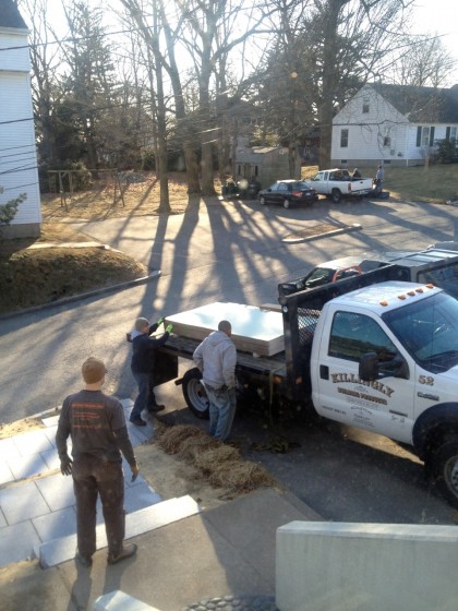 even more sheetrock arrives