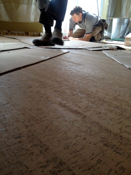 floor in progress