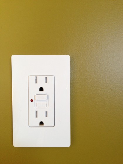 one of our lutron outlet cover plates