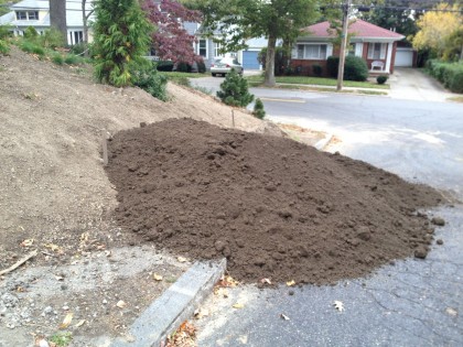 added soil