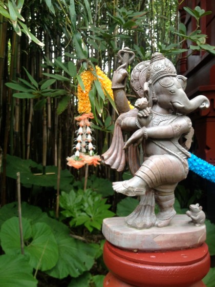 Ganesha danced a little jig for us 