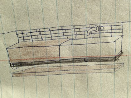 my first sink scribble