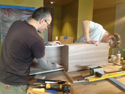 veneering the vanity